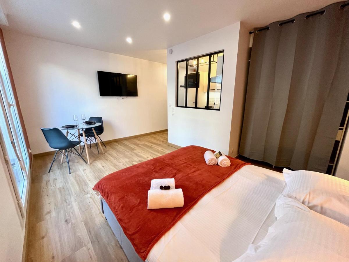 Studio Avec Grande Terrasse Et Parking Privatifs Caen Eksteriør billede